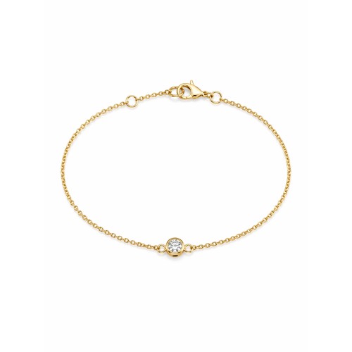 Narukvica sa dijamantom od 14kt žutog zlata