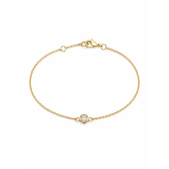 Narukvica sa dijamantom od 14kt žutog zlata