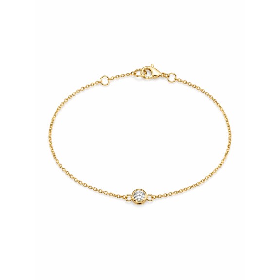 Narukvica sa dijamantom od 14kt žutog zlata