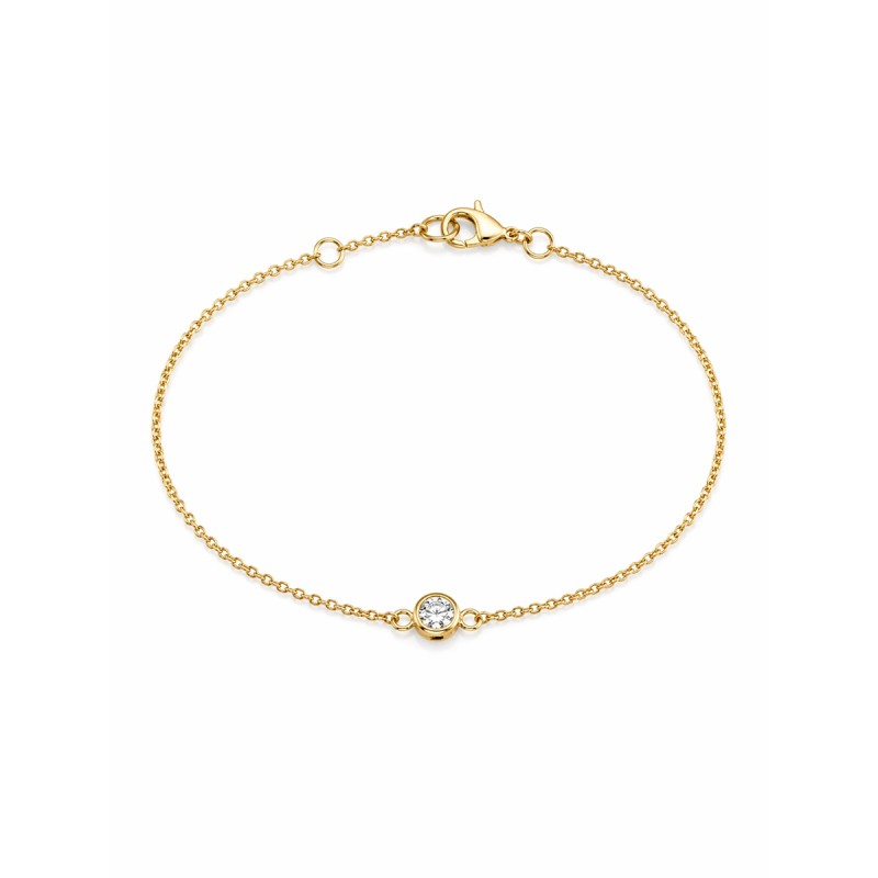 Narukvica sa dijamantom od 14kt žutog zlata