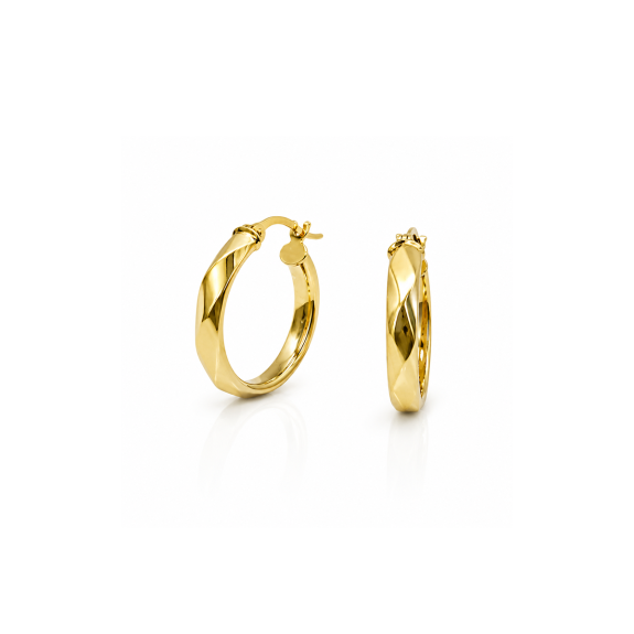 Wave Hoops alke od 14kt žutog zlata Wave Hoops alke od 14kt žutog zlata