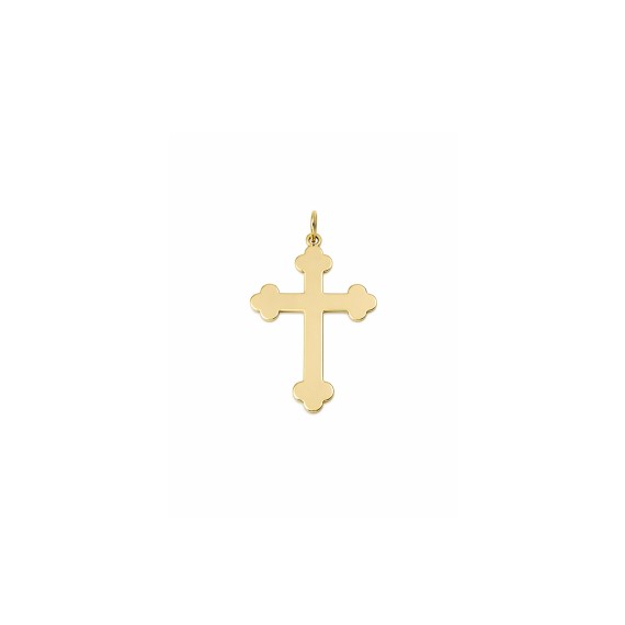 Privezak krst od 14kt žutog zlata