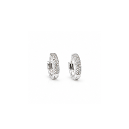 Linea Silver Earrings with zirconia 