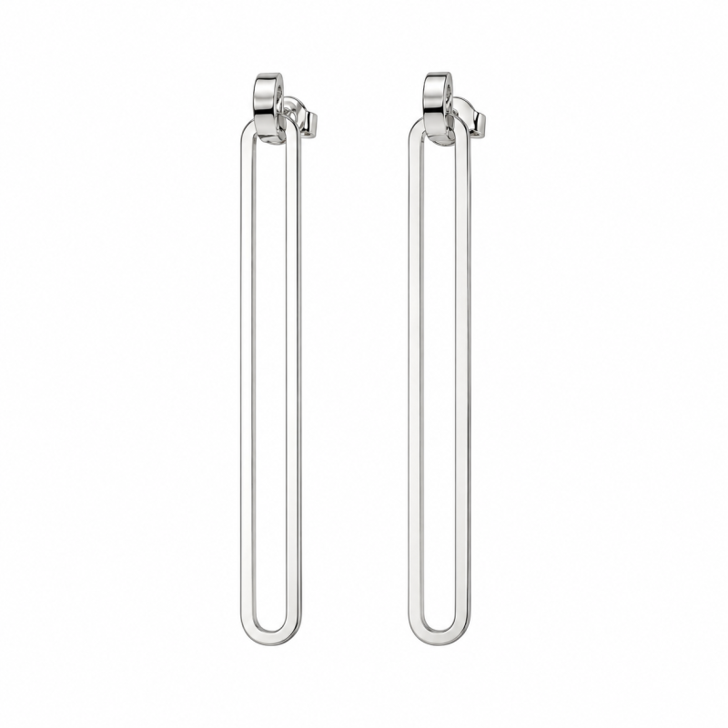 Earrings Perfection with silver 