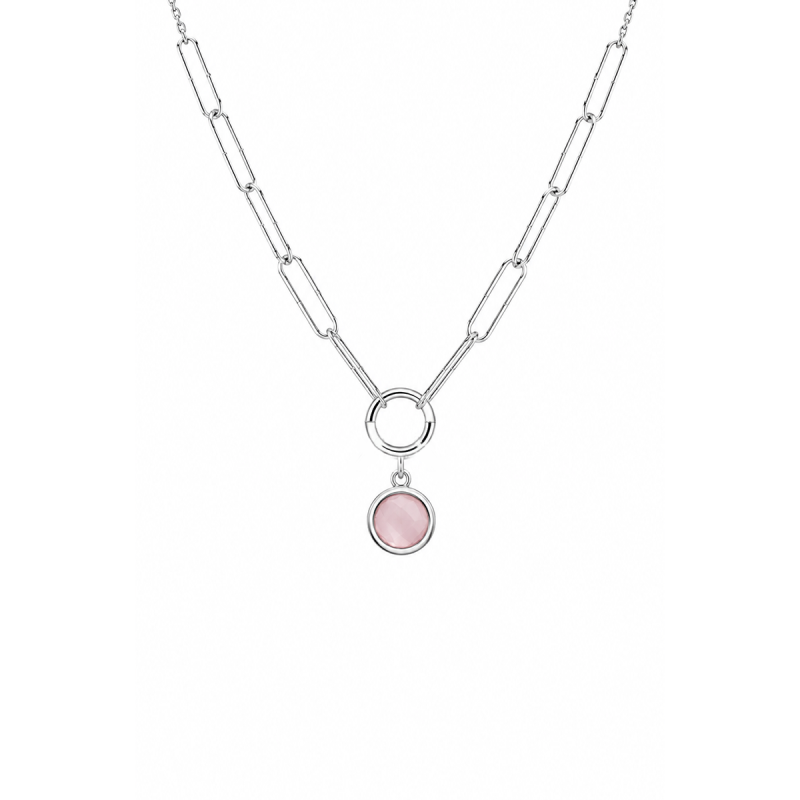 Srebrna ogrlica Blush 