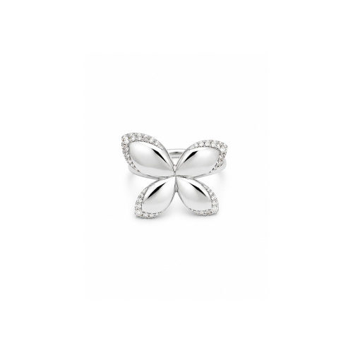 Papillon srebrni prsten sa cirkonima Papillon srebrni prsten sa cirkonima