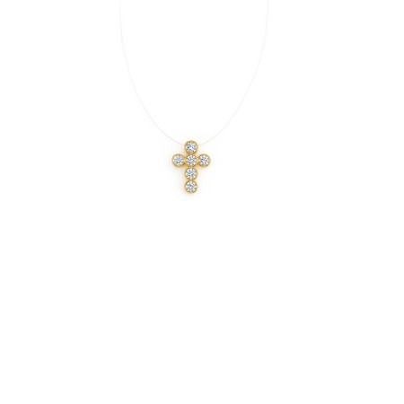 Ogrlica Pipe Cross Small