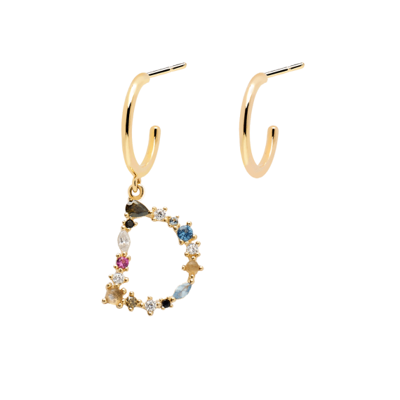 Letter D earrings Letter D earrings
