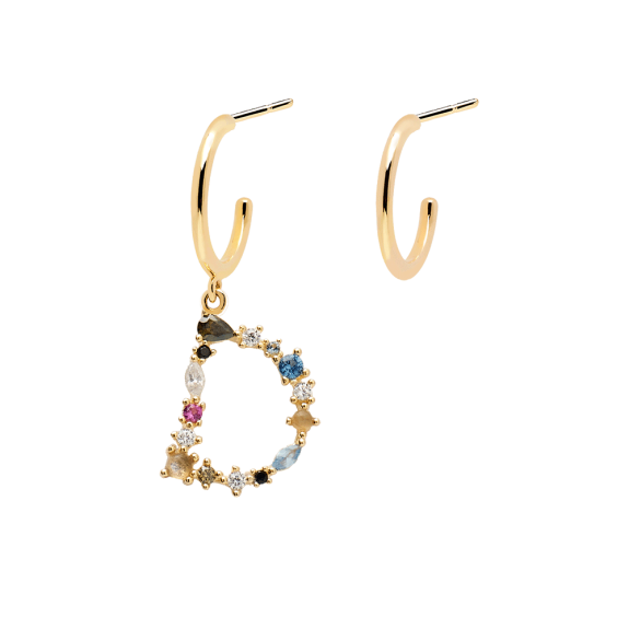 Letter D earrings