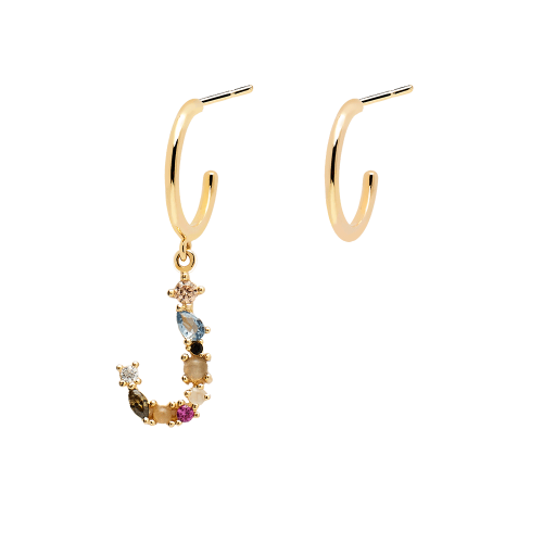Letter J earrings