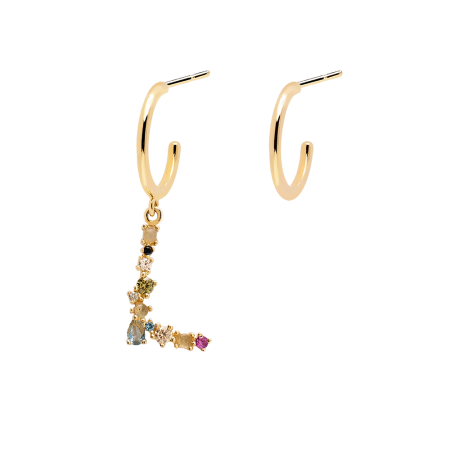 Letter L earrings