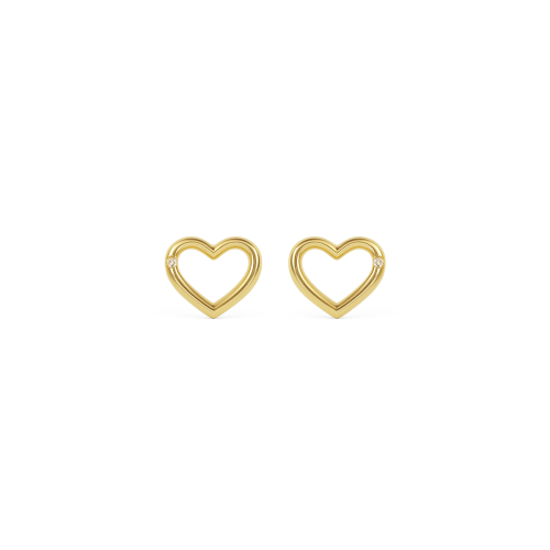 Minđuše Heart Y