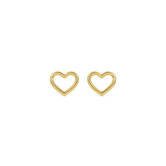 Minđuše Heart Y