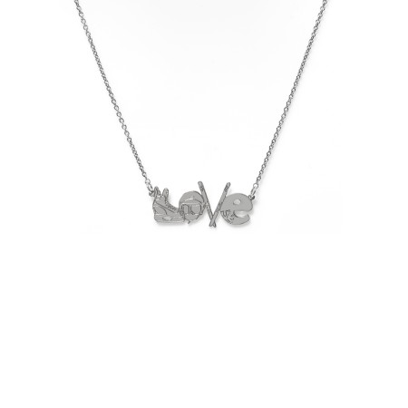 Necklace Ski Love
