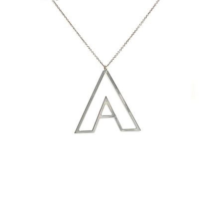 Necklace Hollow Letters 