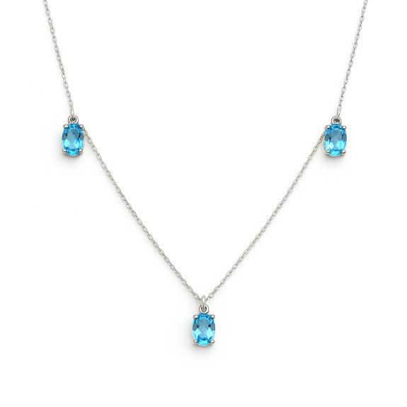 Ogrlica Blue Candy 