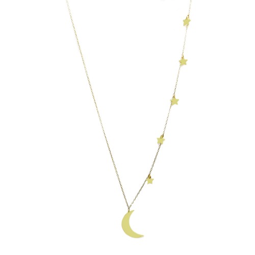 Necklace Moon and Stars 