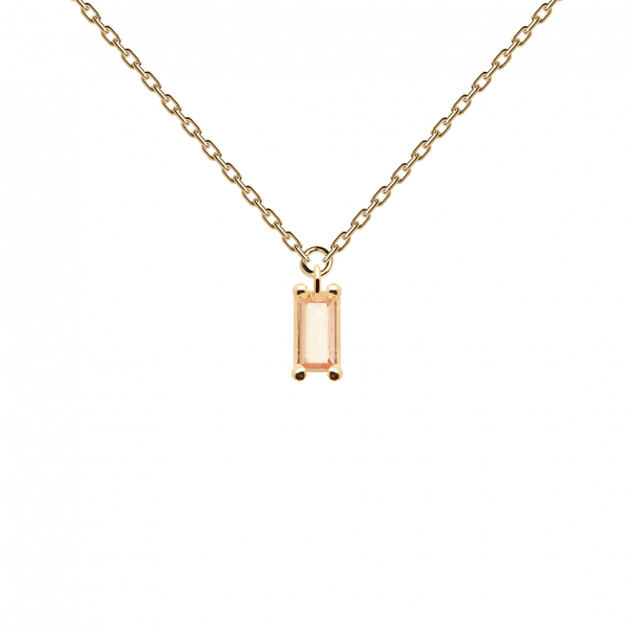 Peach Asana necklace Peach Asana necklace