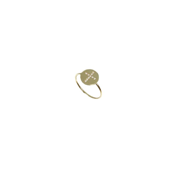 Ring February Cross Ring February Cross