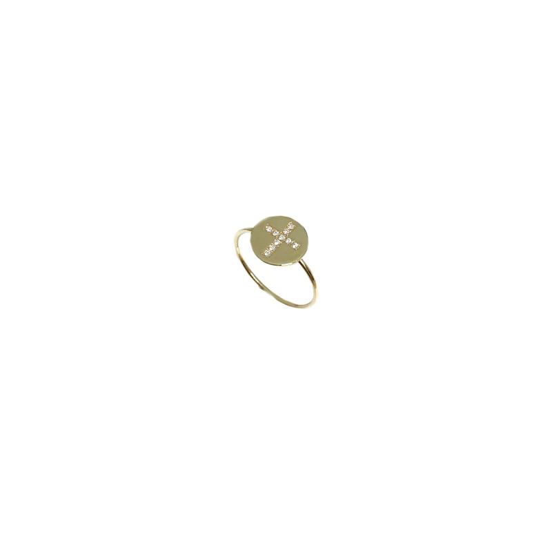 Ring February Cross Ring February Cross