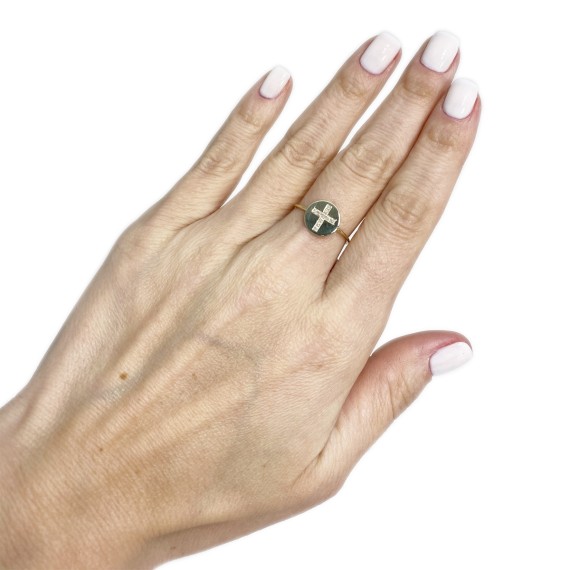 Ring February Cross Ring February Cross