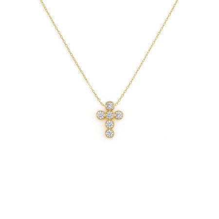 Ogrlica Pipe Cross Medium